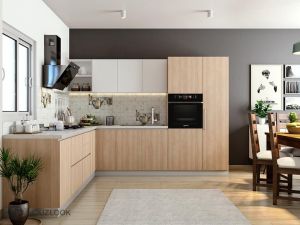 Orchid L Shape Kitchen