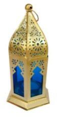 Beautiful Blue Moroccan Lantern