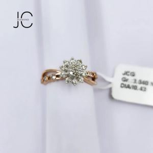 JCLR13 Ladies Gold Diamond Ring