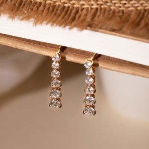 Shining Journey Diamond Drop Earrings