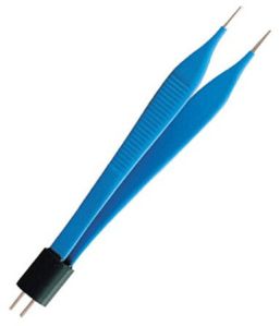 Bipolar Forceps, Color : Blue For Hospital. Clinic