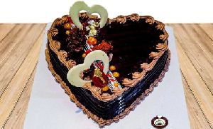 Chocolate Heart Fantasy Cake