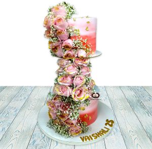 Floating Flower Cake