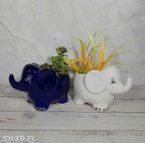 Big Color Baby Elephant Animal Shape Pot