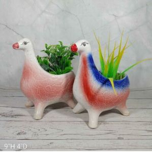 Animal Shape Pot  Stand Jiraffe