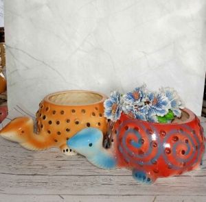 Animal Shape Pot  Xl Dotted Turtle