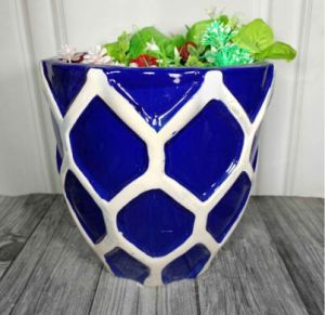 Big Outdoor Pots  Xl Check Pot