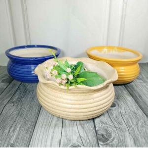 Bonsai Pots  Big Ring Border Flat