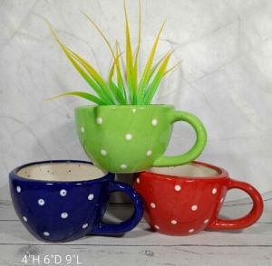 Bonsai Pots  Polka Dott Cup