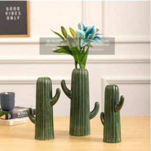 Decor Vase  Cactus Vase 3 Pcs Set