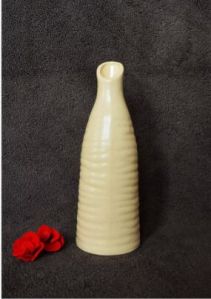 Decor Glossy Ring Cone Vase