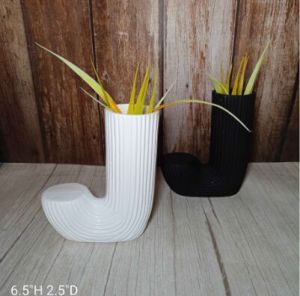Decor J Word Vase
