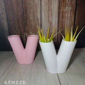 Decor V Word Vase
