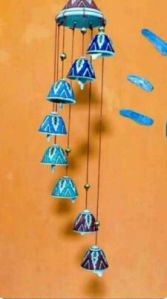 Hanging Pots  8 Bell Mughal Wind Chimes