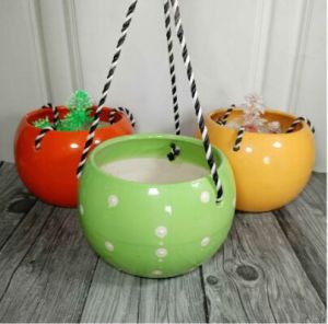 Hanging Pots  Med Ball Hanging