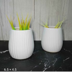 Only White Pots  White Lining Drum