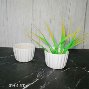 Only White Pots  White Small Garari