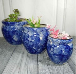 Set Of Pots  Bubble Kulhad 3 Pcs Set
