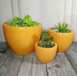 Set Of Pots  Color Garari 3 Pcs Set