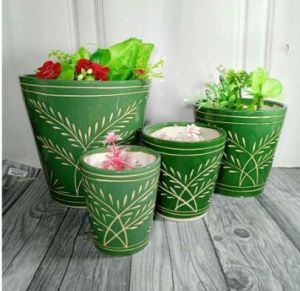 Set Of Pots  Cutting Balti 4 Pcs Set