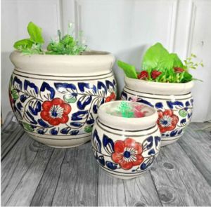 Set Of Pots  Mughal Ganda 3 Pcs Set