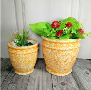 Set Of Pots  Rd Border Kulhad 2 Pcs Set