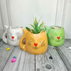Statue &AMP;AMP; Unique Pots  Cat Cup Pot