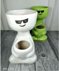 Statue &AMP;AMP; Unique Pots  Double Tub Yoga