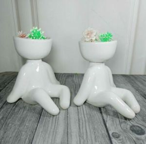 Statue &AMP;AMP; Unique Pots  Rest Yoga