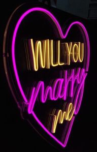 Marry Me Neon Sign