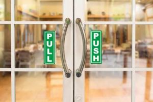 Puss Pull Signage Board