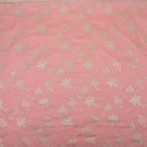 Light Pink Banarasi Fabric