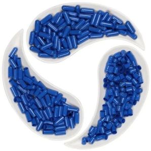 Dark Blue Empty Gelatin Capsules For Pharmaceuticals