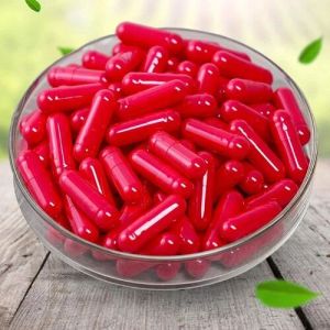 Red Empty Gelatin Capsules