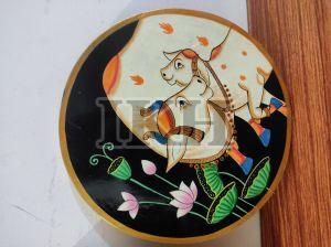 Canvas Rajasthani Miniature Art Paintings, Frame Shape : Round, Specialities : Long Lasting, Great Design