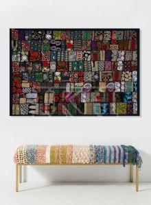 Indikraftshub Cotton Patchwork Handmade Tapestry Wall Hanging For Decorations