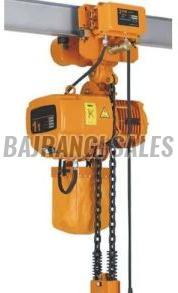 Semi Automatic Mild Steel Electric Chain Hoist For Weight Lifting