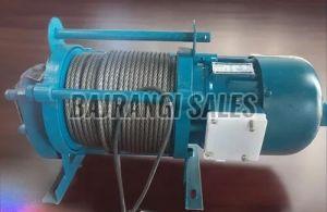 Blue Mild Steel KCD Winch Machine