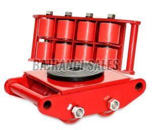 Mild Steel Rotating Cargo Trolley, Color : Red