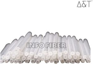 ABS Plain Ribbon Fiber Protection Sleeve, Color : White For Industrial