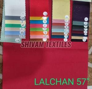 Plain Cotton Lalchan Shirting Fabric, Technics : Machine Made