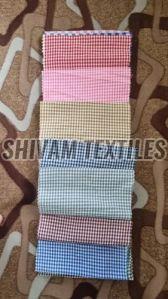 Polyester Checked School Uniform Fabric, Technics : Machine Made