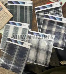 Checked Cotton Zara Mens Shirting Fabric, Technics : Machine Made