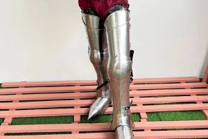 Steel Medieval Armour Leg Guard Large