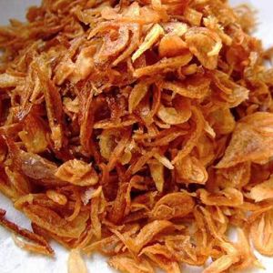 Fresh Fried Onion Flakes, Color : Golden Brown