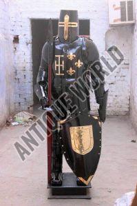 Metal Color Coated Christmas Armour Medieval Wearable Knight Crusader