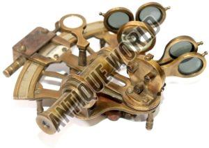 Polished Maritime Brass Nautical Sextant For Collectible