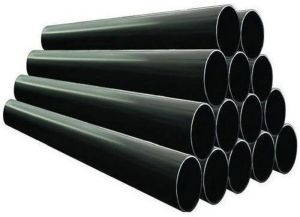 MS Black Round Pipe