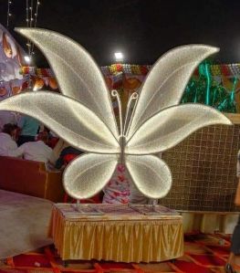 Butterfly Shaped LED Light Stand For Wedding Decoration