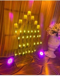 Iron LED Wedding Decorative Light Stand